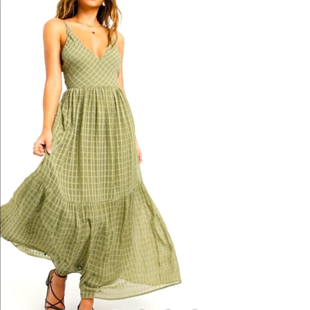 Tiered Cami Dress with Open Back